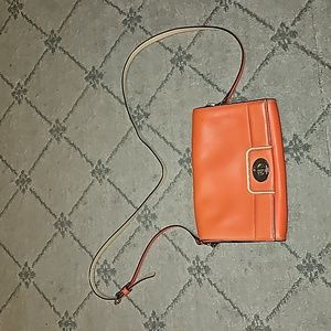 KATE SPADE WOMENS orange pink coral crossbody bag